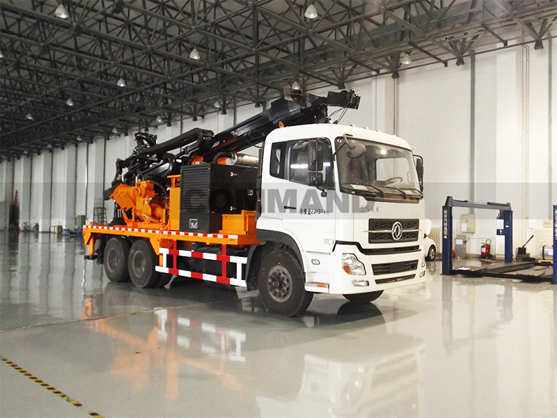 CDC-300 truck mounted Hydraulic top head drilling rig