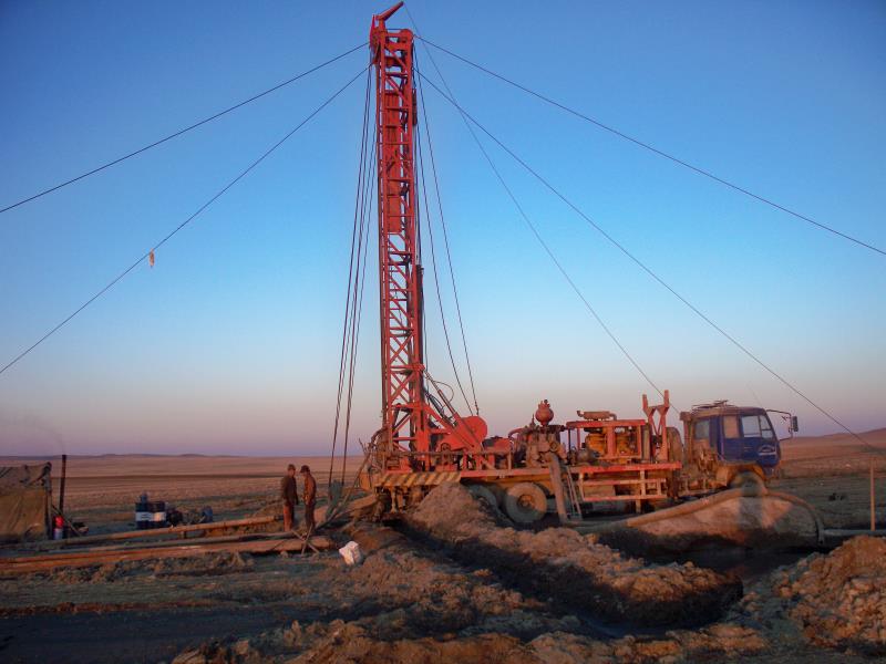 CZC-400 truck mounted drilling rig in Xinjiang