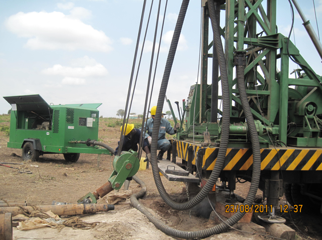 CZC-600 truck mounted water drilling nachine at Nigeria